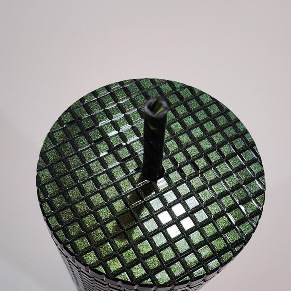 Starbucks Holiday 2021 Tumbler Venti Green Glitter Grid, Limited Edition | 24 Oz - Picture 5 of 14